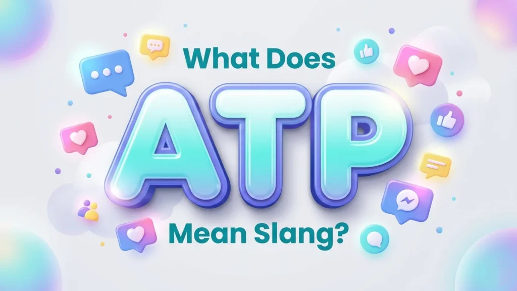 What Does ATP Mean Slang? Full Meaning Explained