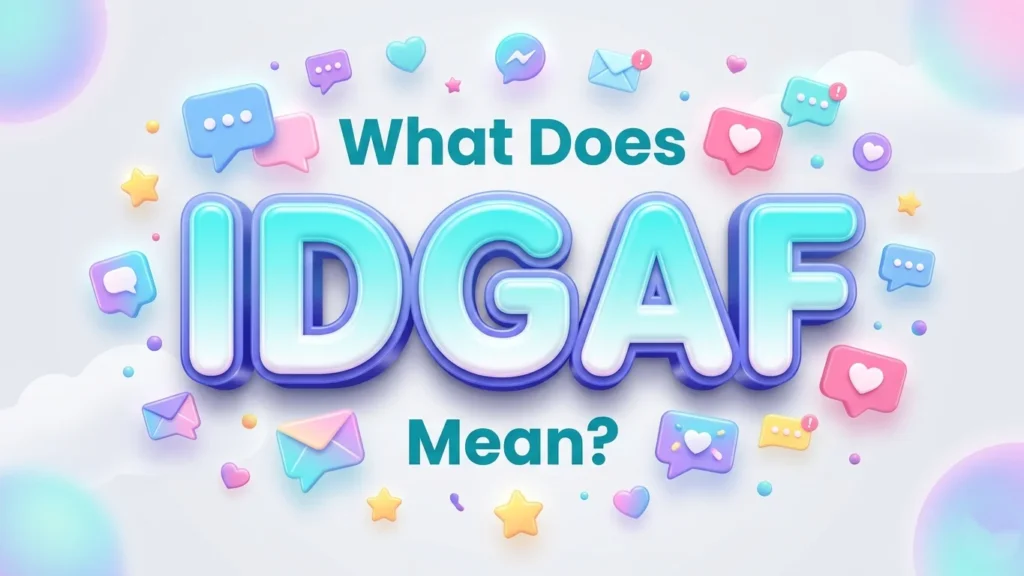what does idgaf mean