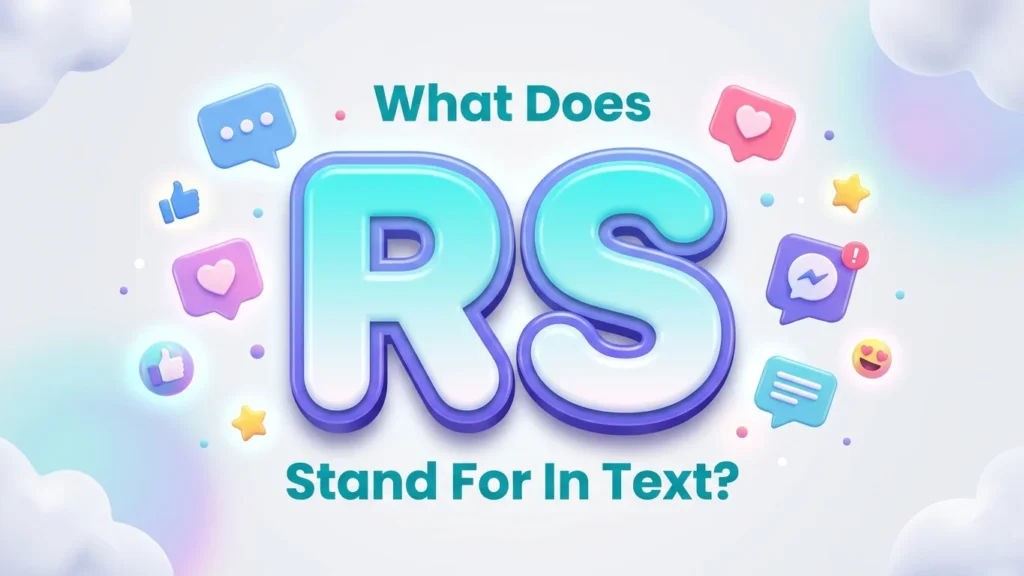 what does rs stand for in text