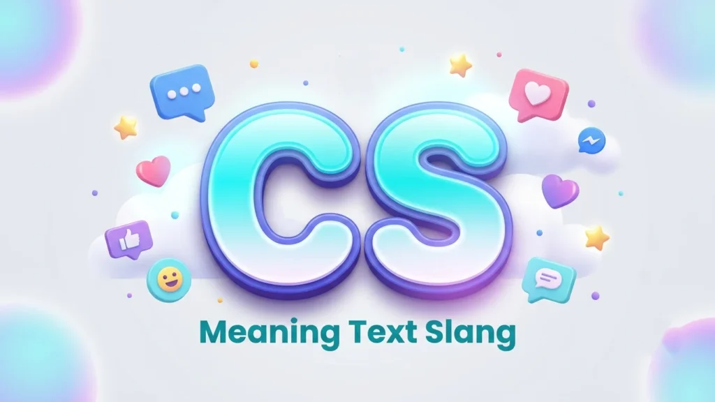 CS Meaning Text Slang: What It Means in Social Media