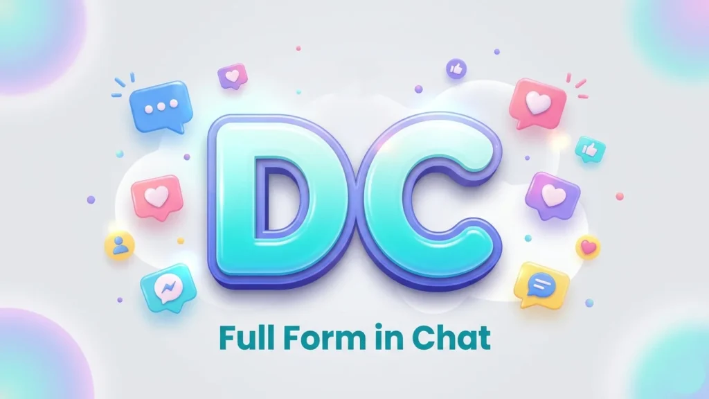dc full form in chat