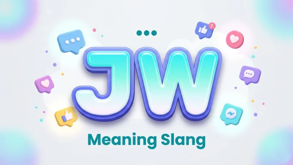jw meaning slang