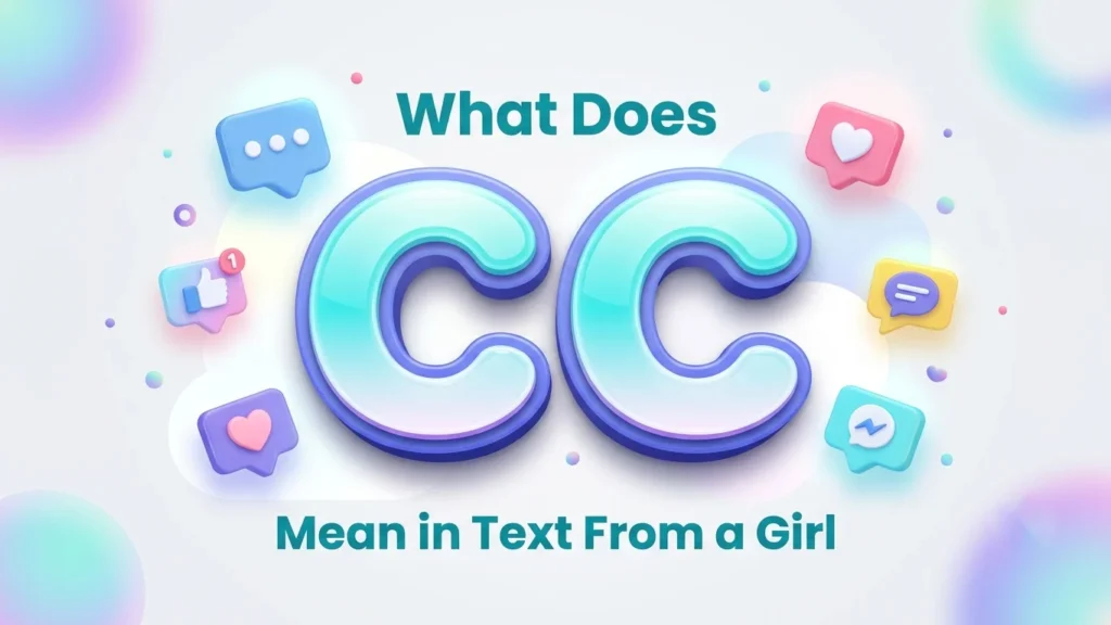 What Does CC Mean in Text From a Girl? Full Meaning Guide