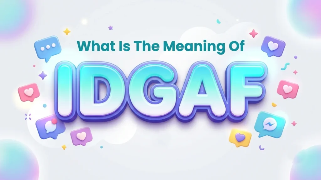 what is the meaning of idgaf
