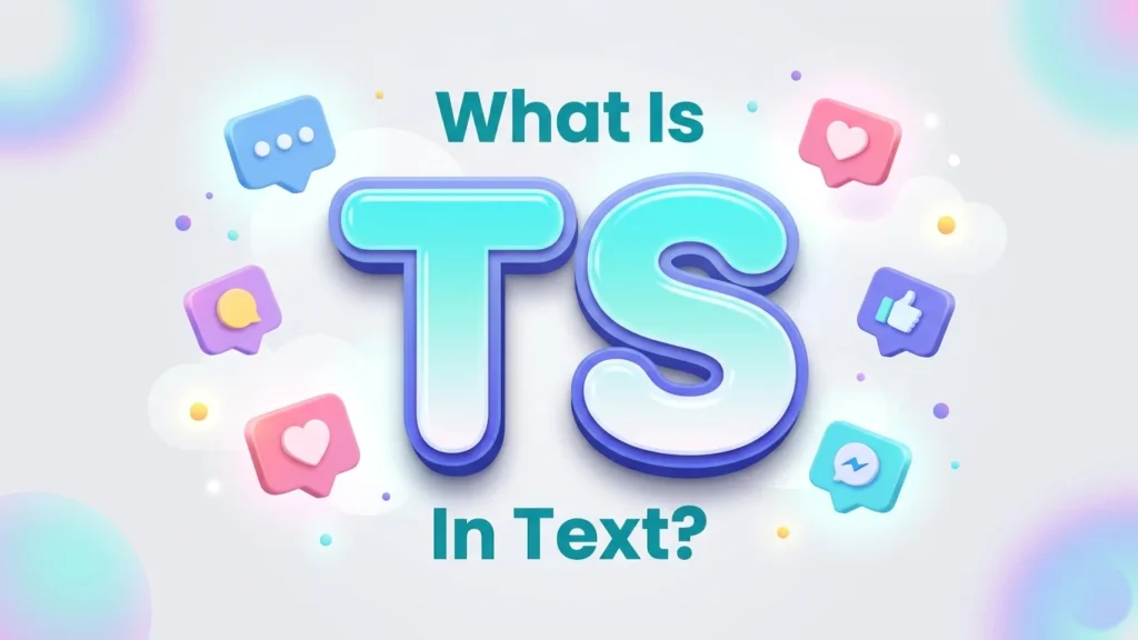 what is ts in text