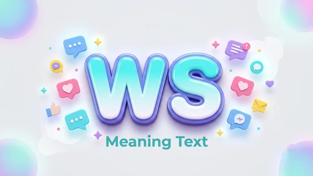 WS Meaning Text: What WS Means in Chat, Text & Social Media