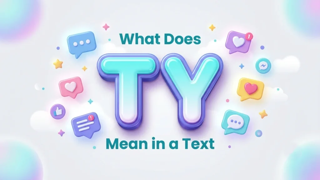 what does ty mean in a text