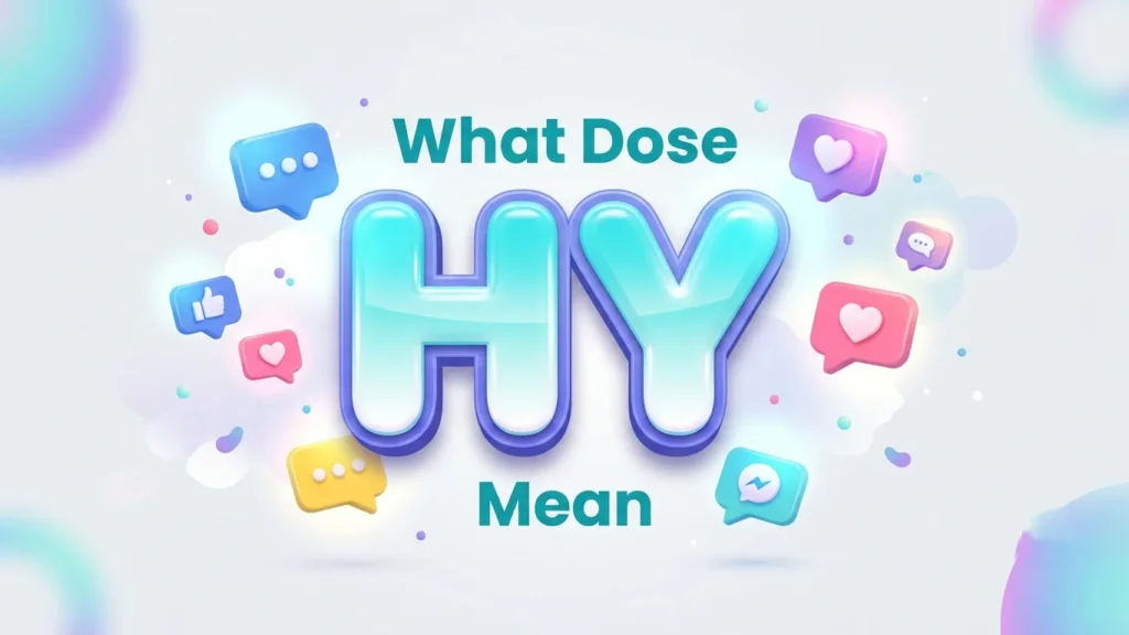 What Dose HY Mean? Meaning in Text, Snapchat & Social Media