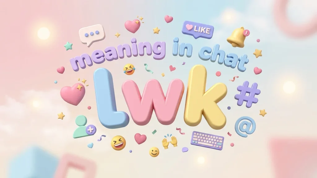 lwk meaning in chat